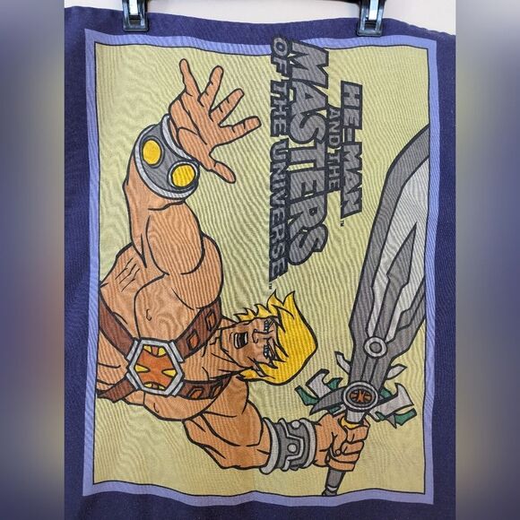 Vintage He-Man Masters of the Universe Pillowcase Cartoon 2002 MOTU Bedding - Picture 4 of 6